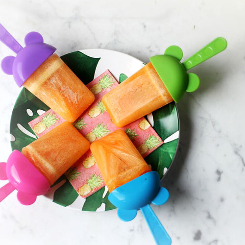 Fizzy Peach Pops