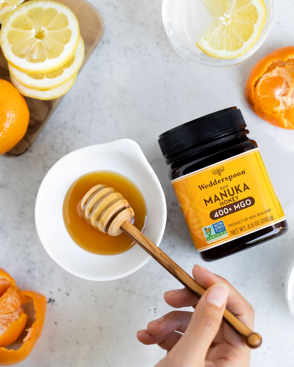 Raw Monofloral Manuka Honey 400+ MGO, 250g