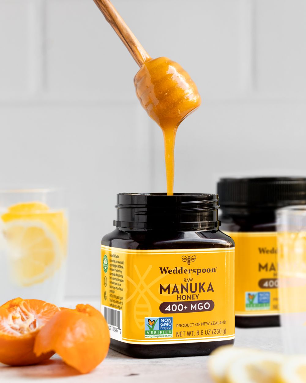 Raw Monofloral Manuka Honey 400+ MGO, 250g