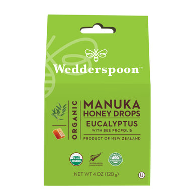 Wedderspoon Manuka Honey Drops Eucalyptus