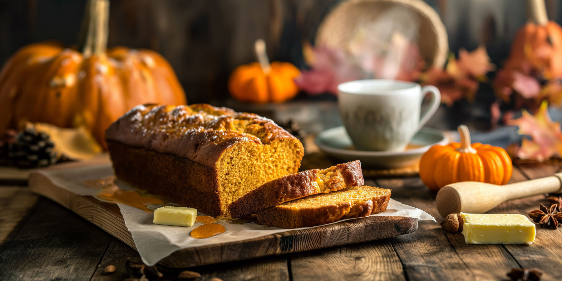 Pumpkin Bread with Manuka Honey