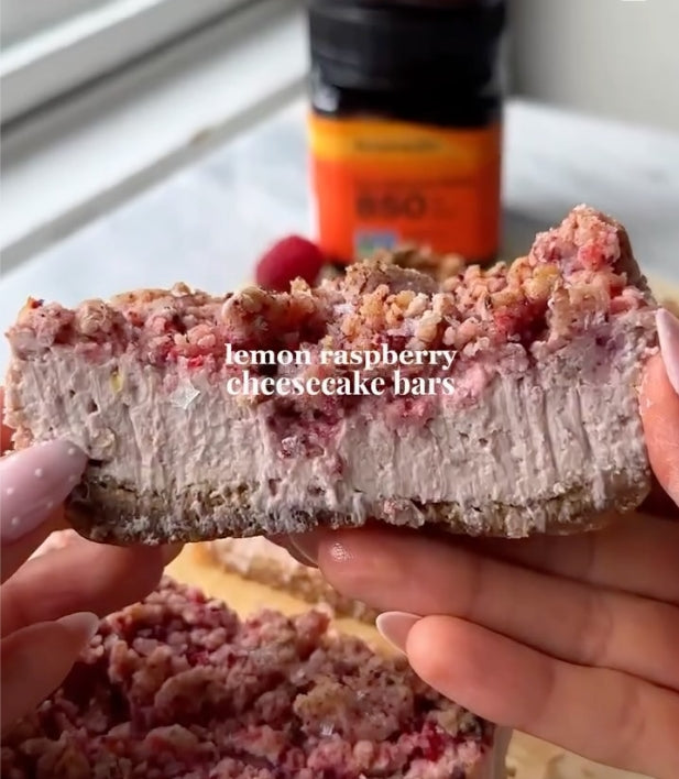 Lemon Raspberry Cheesecake Bars