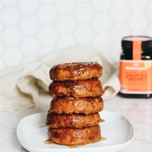 Pumpkin Spice Donuts with Manuka honey Brown Butter Glaze