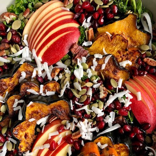 The Ultimate Harvest Salad with Manuka Honey dressing