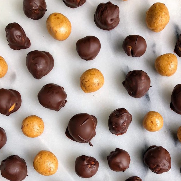 Healthy Homemade Peanut Butter M&Ms with Raw Manuka Honey