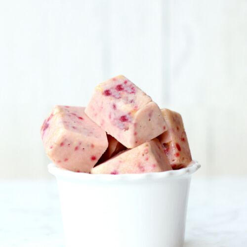 Raspberry Collagen Freezer Fudge