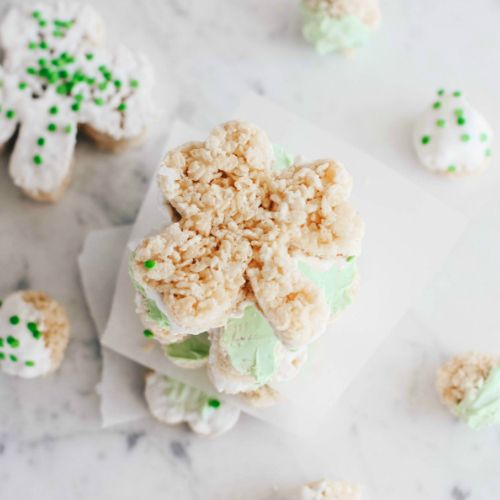 St. Patrick's Day Rice Krispy Treats