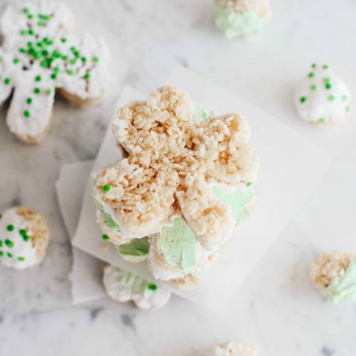 St. Patrick's Day Rice Krispy Treats