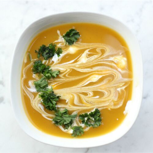 Ginger Turmeric Butternut Squash Soup