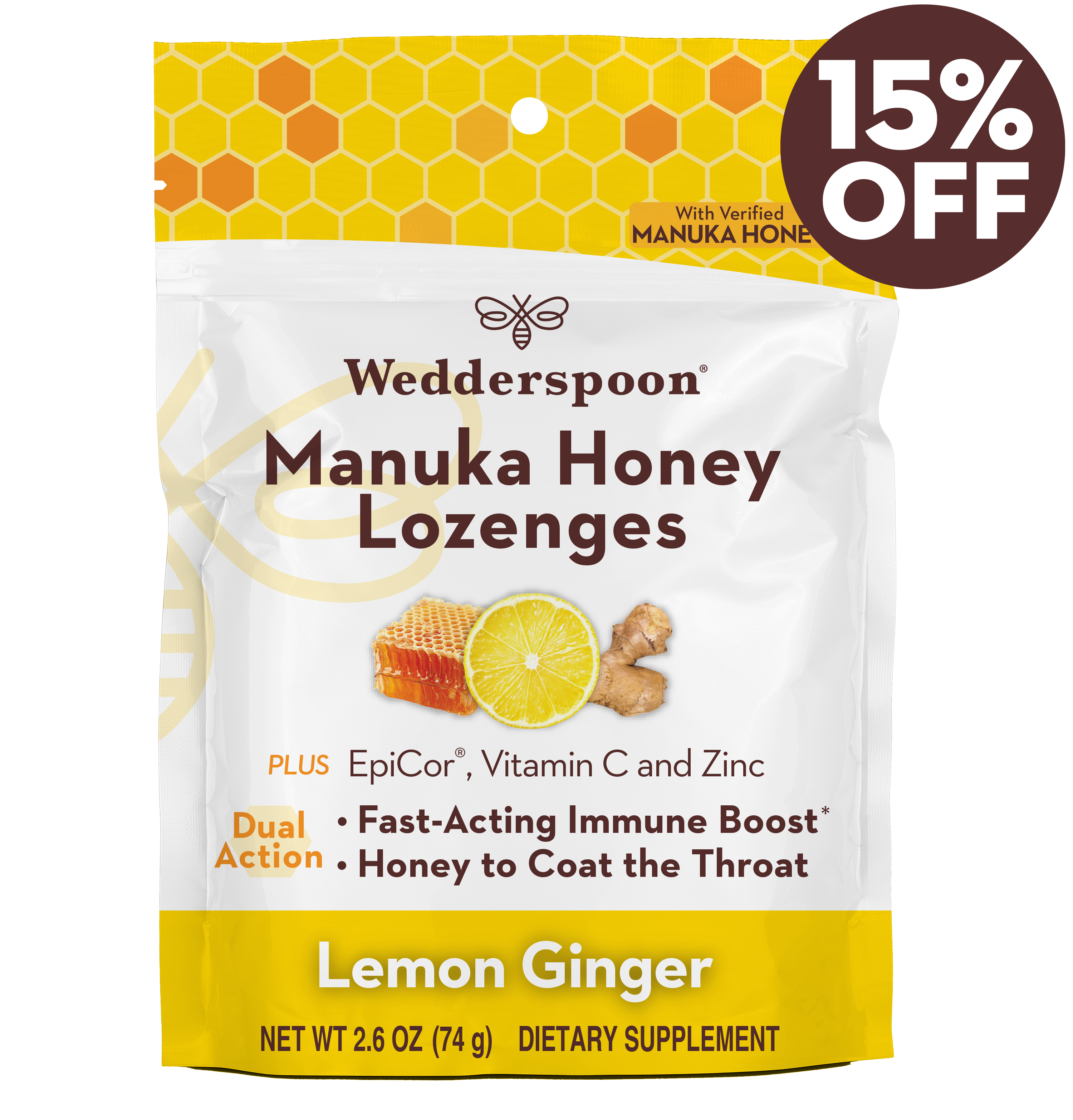 Manuka Honey Immunity Lozenges with Epicor