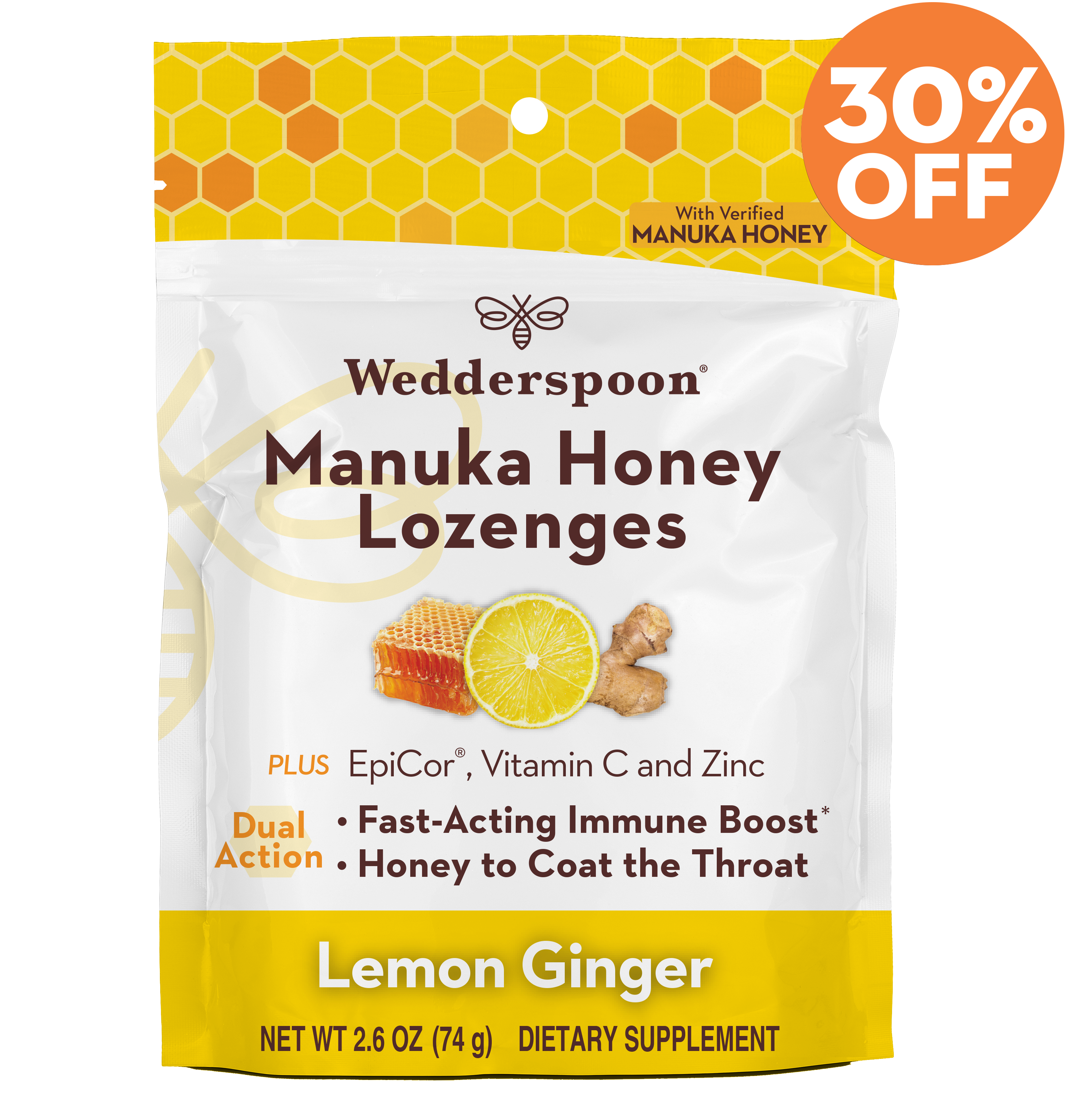 Manuka Honey Immunity Lozenges with Epicor