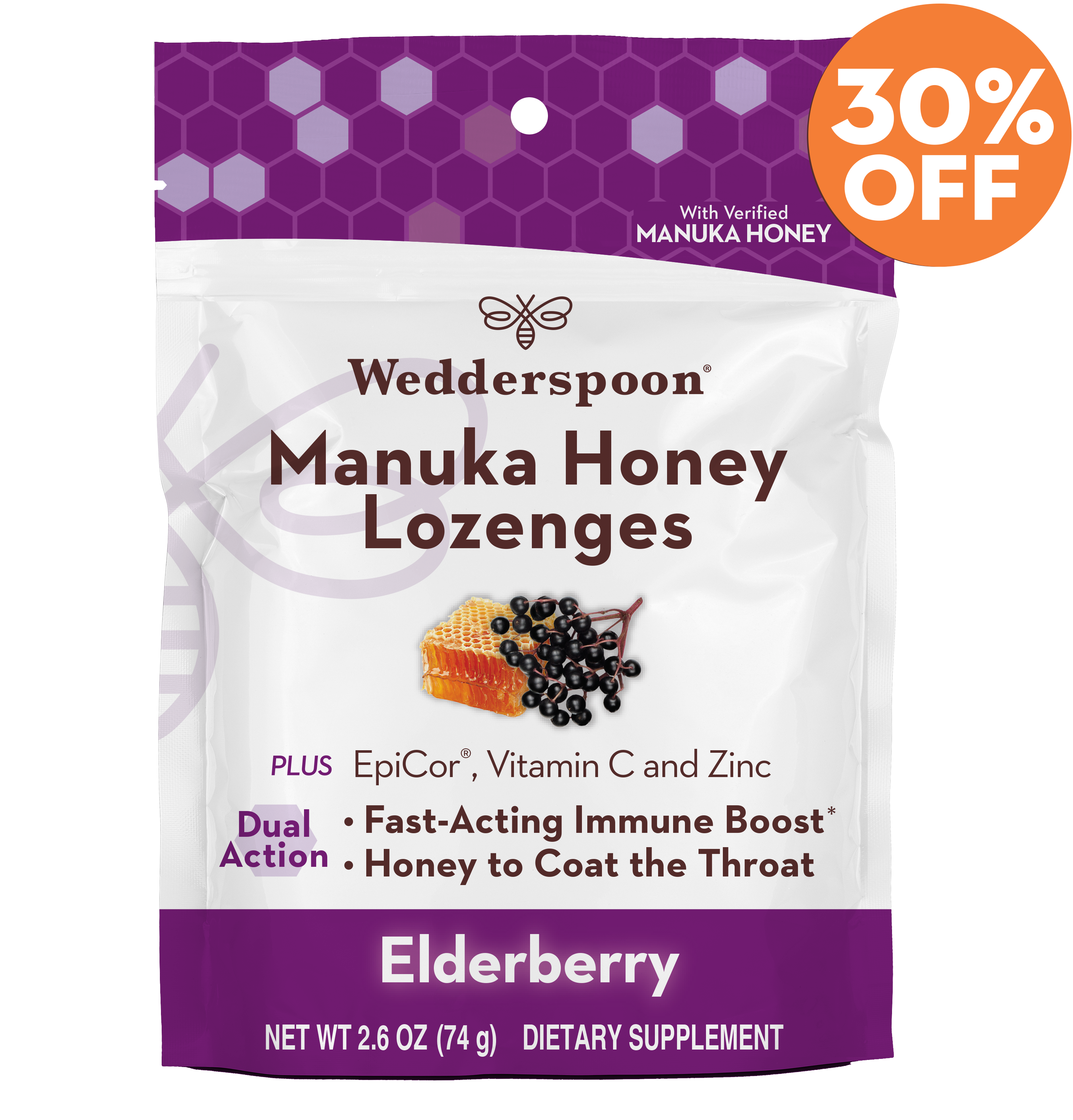 Manuka Honey Immunity Lozenges with Epicor