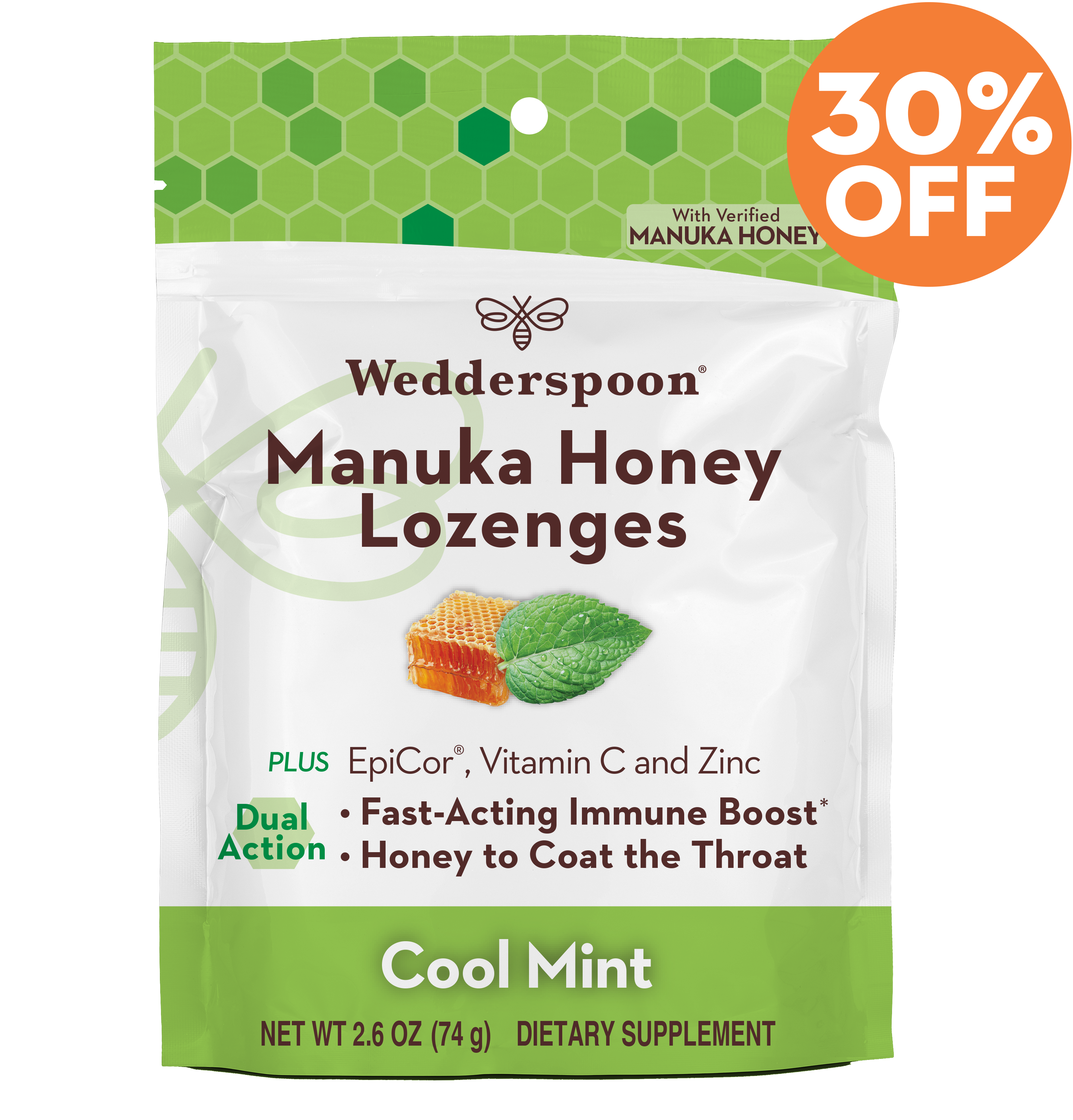 Manuka Honey Immunity Lozenges with Epicor