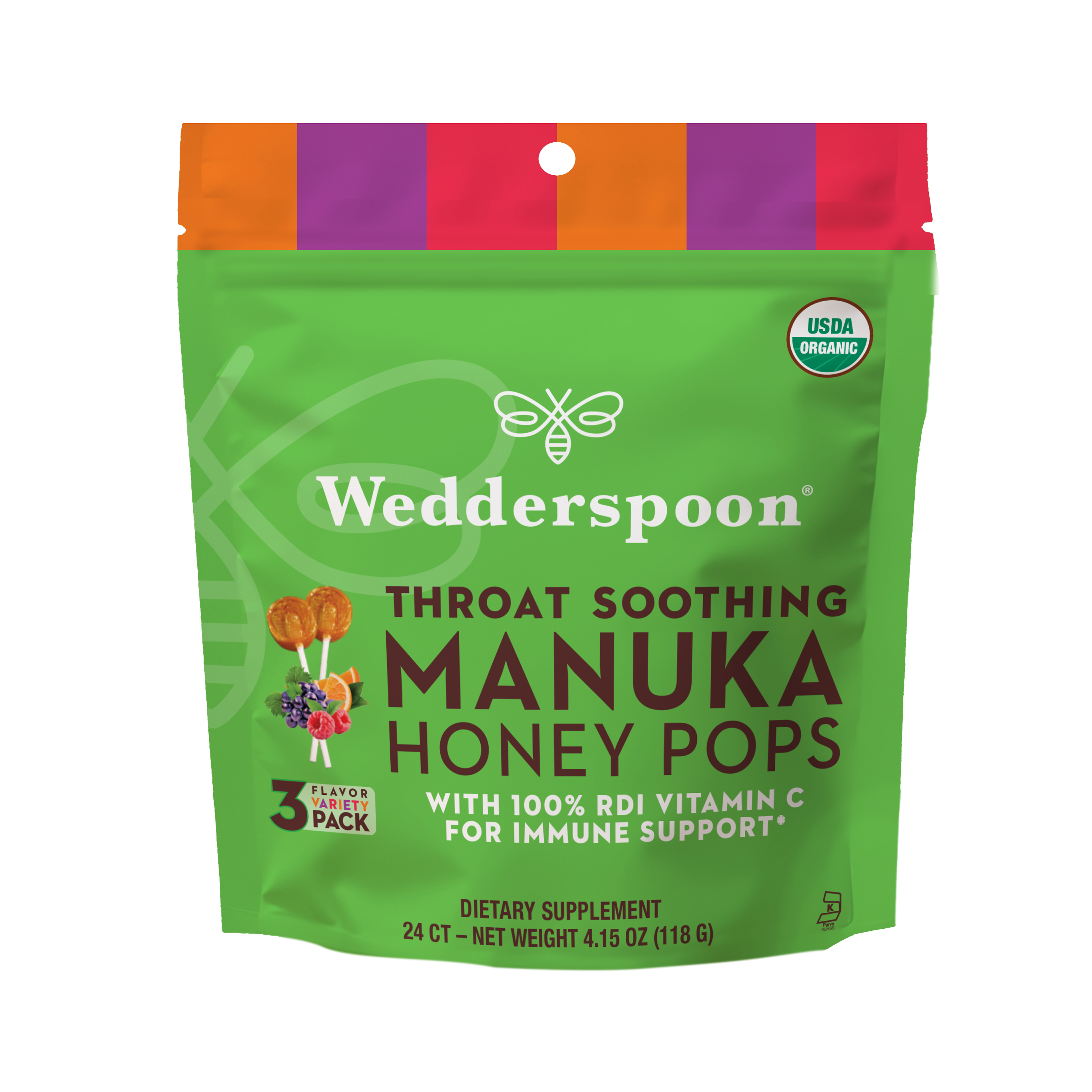 Organic Manuka Honey Pops - Variety