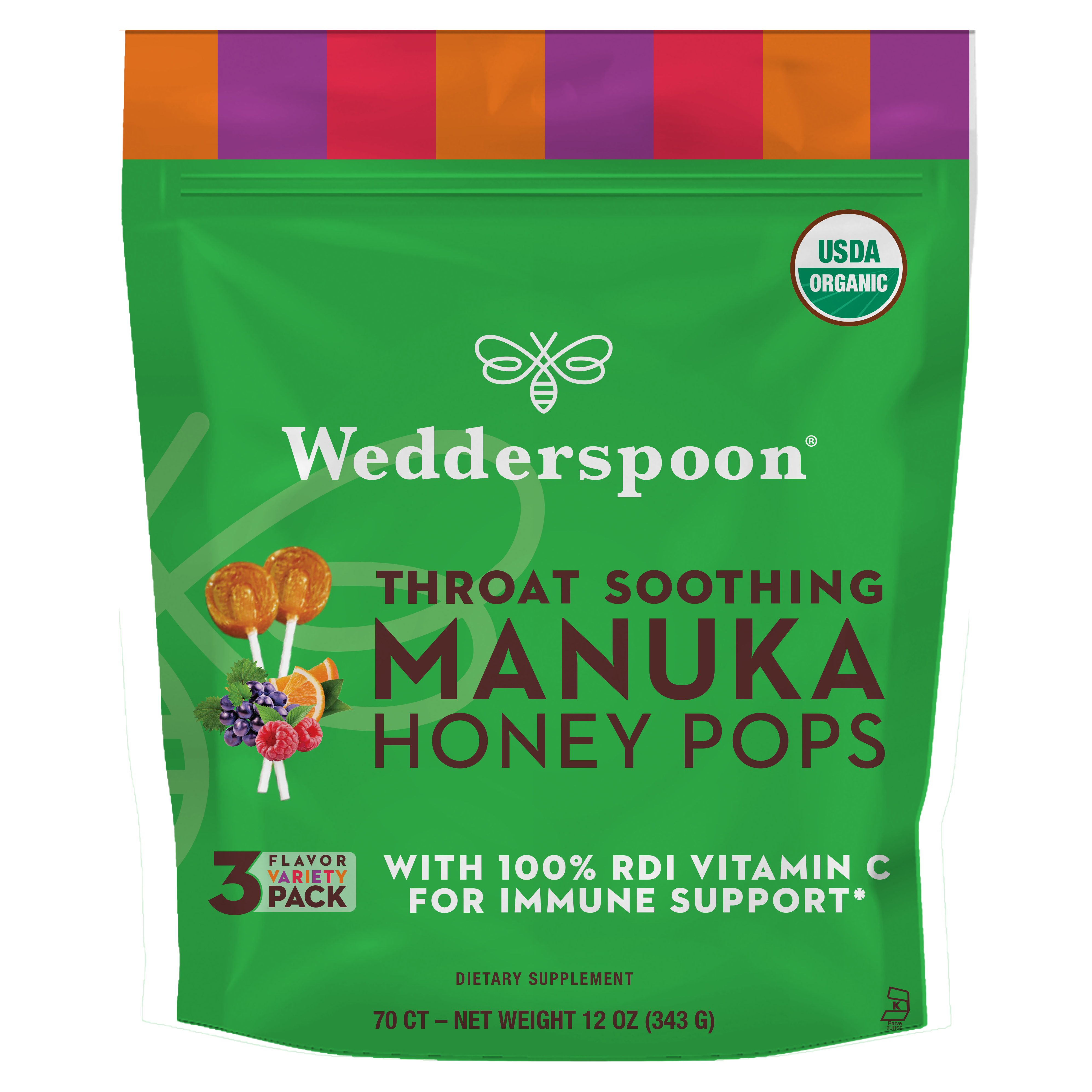 Organic Manuka Honey Pops - Variety