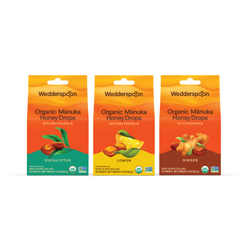 Bee Well Bundle - Variety Pack with Lemon, Ginger, and Eucalyptus flavors