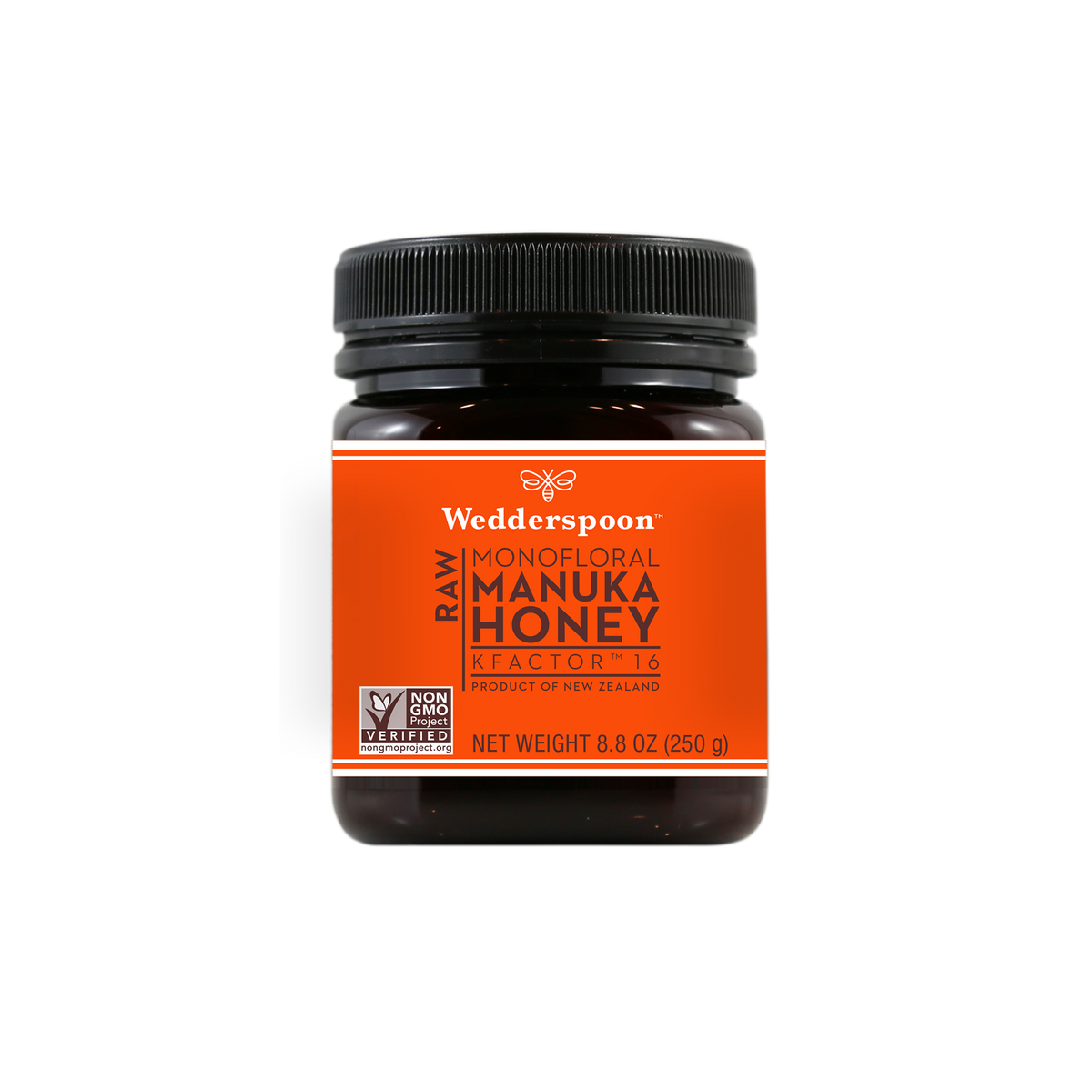 Wedderspoon Raw Monofloral Manuka Honey KFactor 16 — Wedderspoon