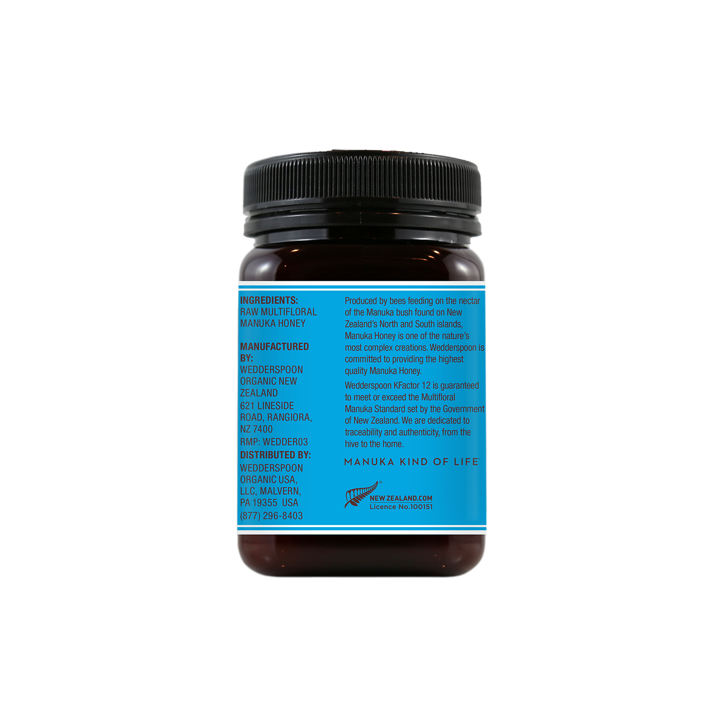 Raw Multifloral Mānuka Honey KFactor 12