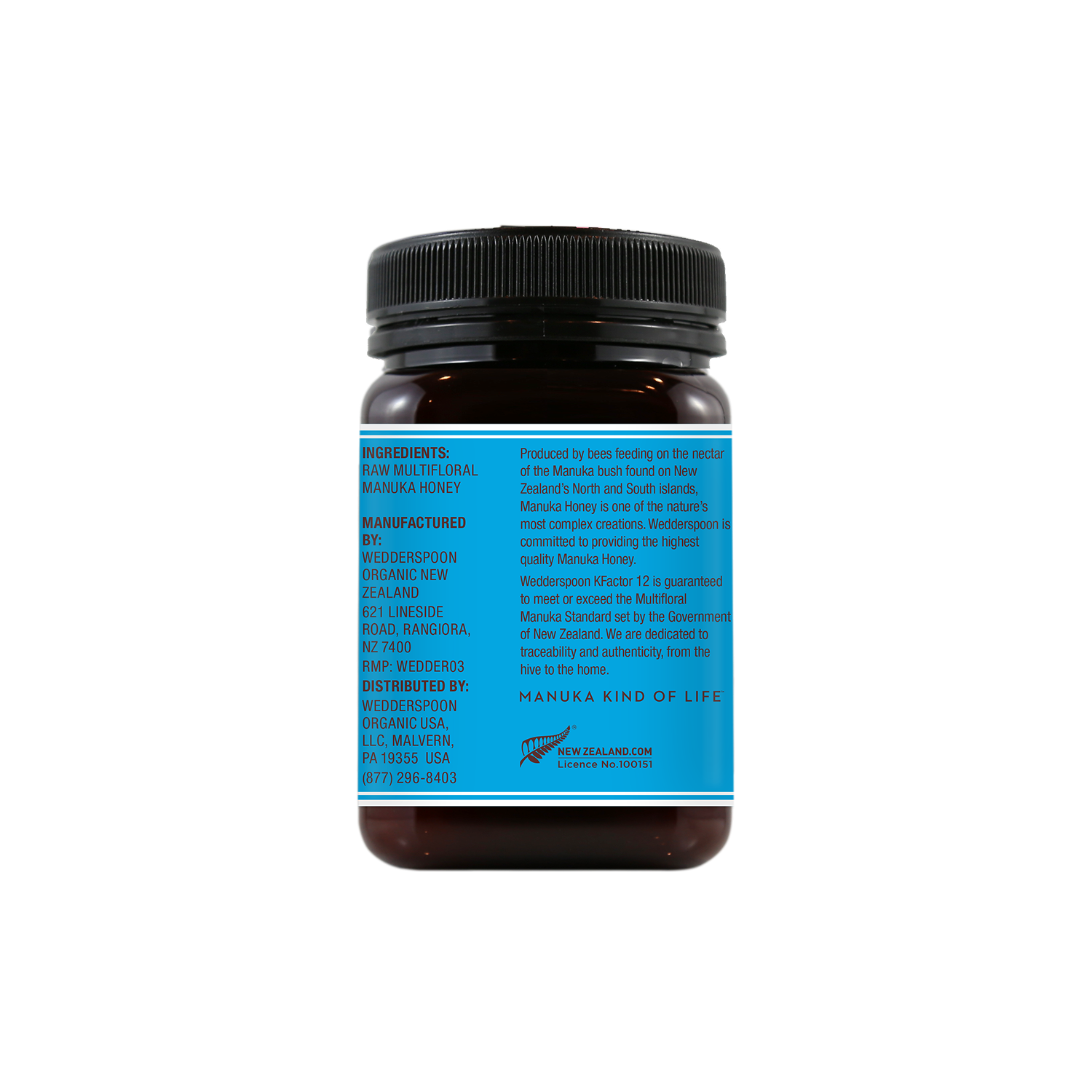 Raw Multifloral Mānuka Honey KFactor 12