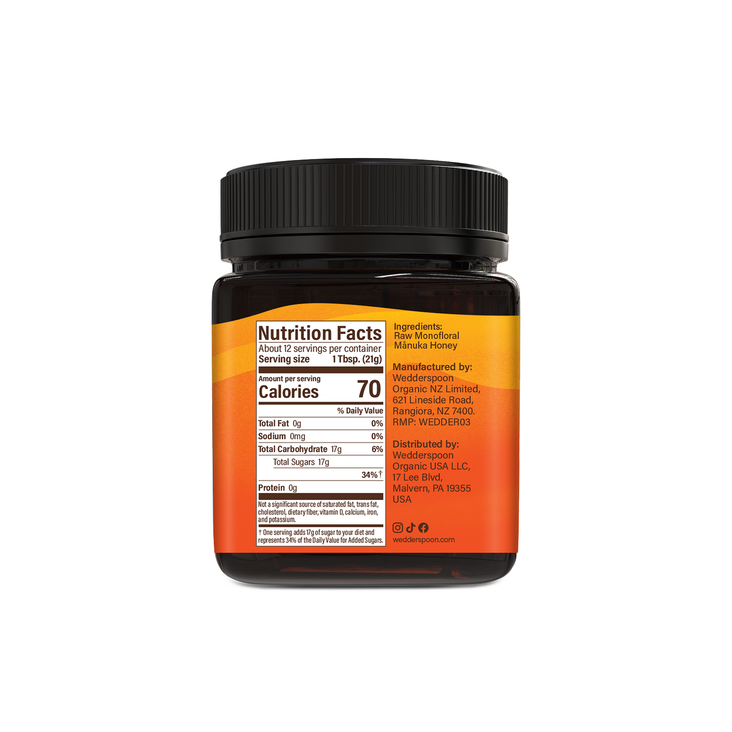 Raw Monofloral Mānuka Honey MGO 150+