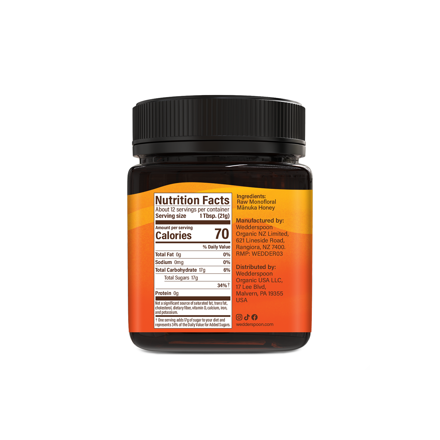 Raw Monofloral Mānuka Honey MGO 150+