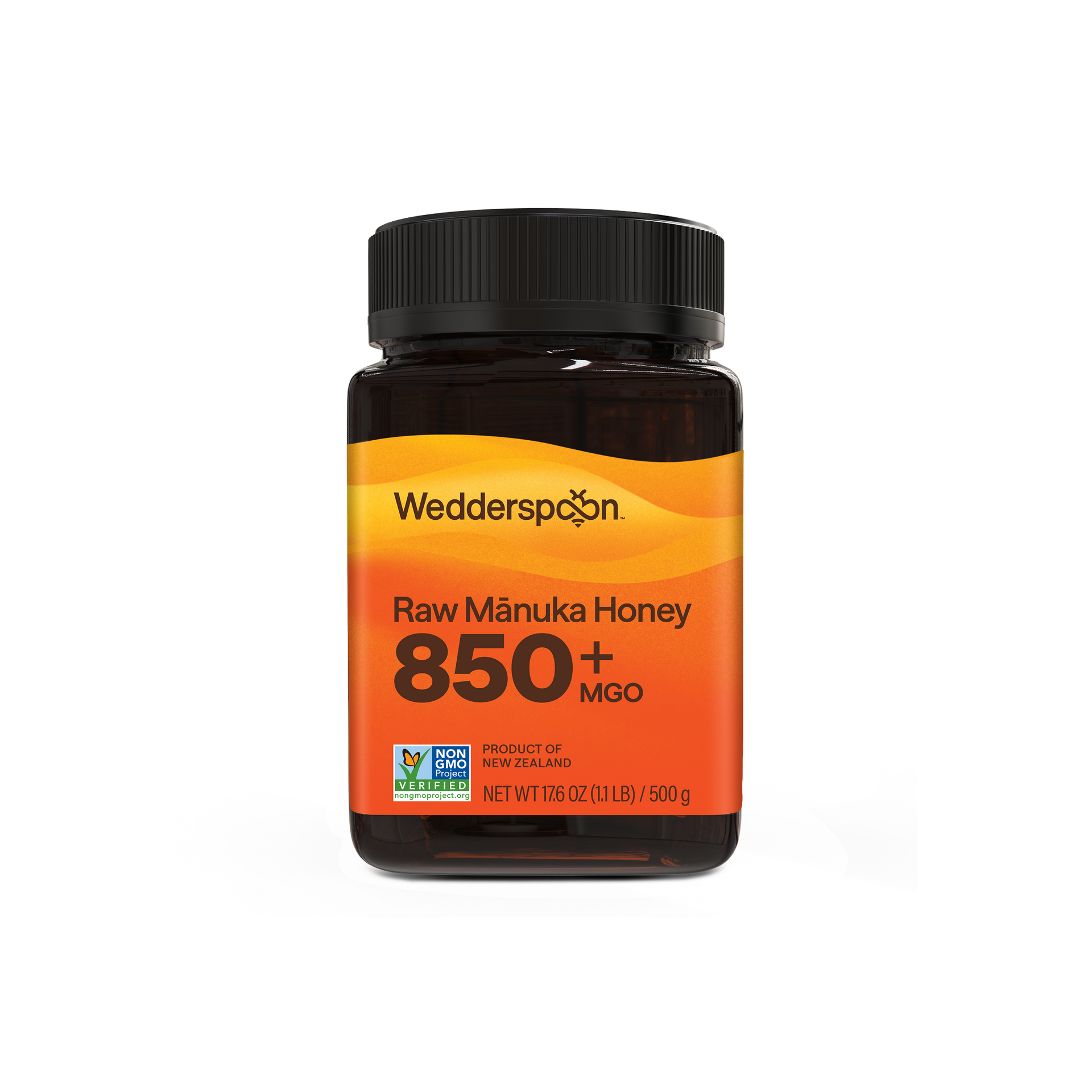 Wedderspoon Gold | マヌカハニー 325g Wedderspoon Honey, Raw, Monofloral, Manuka, Gold