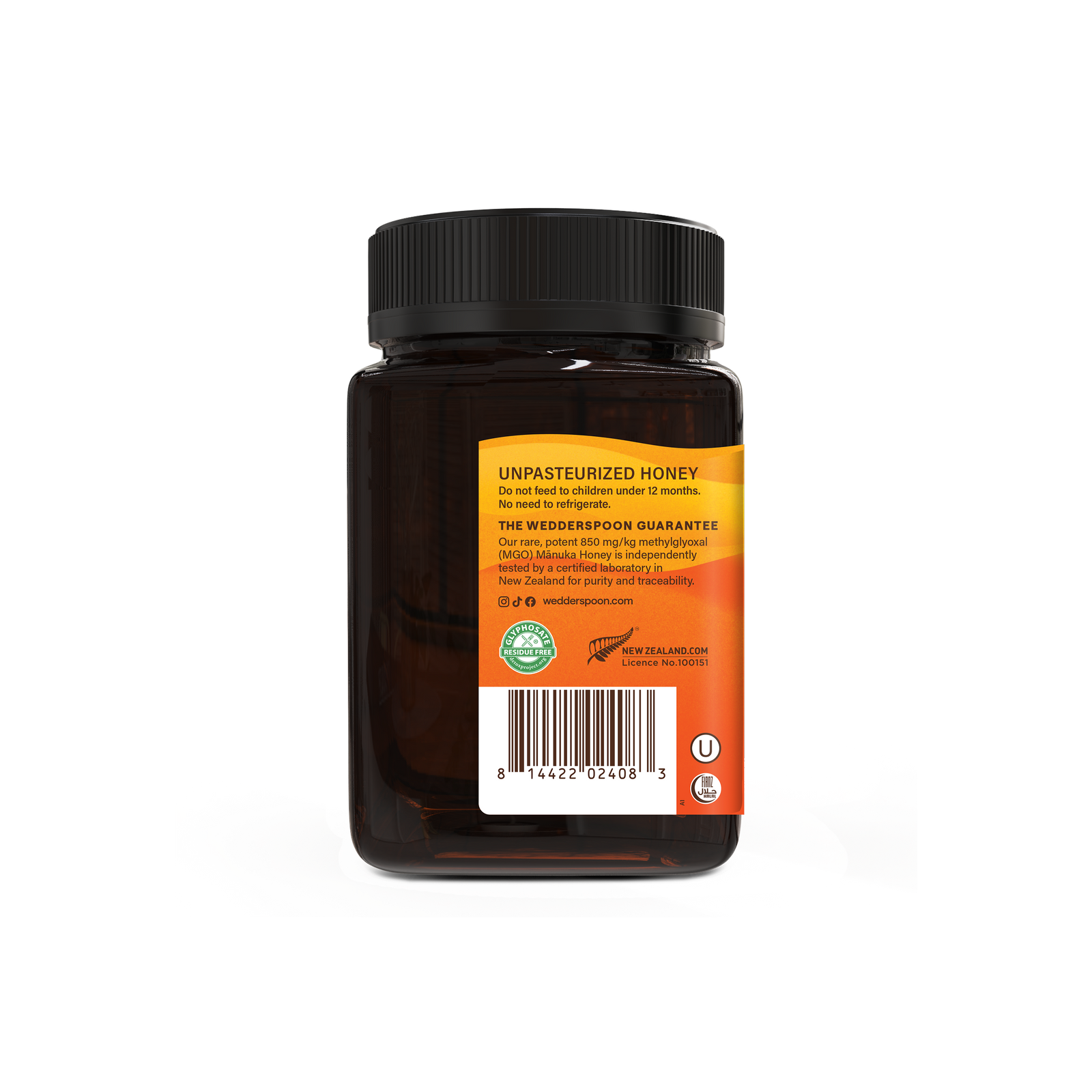 Raw Mānuka Honey MGO 850+