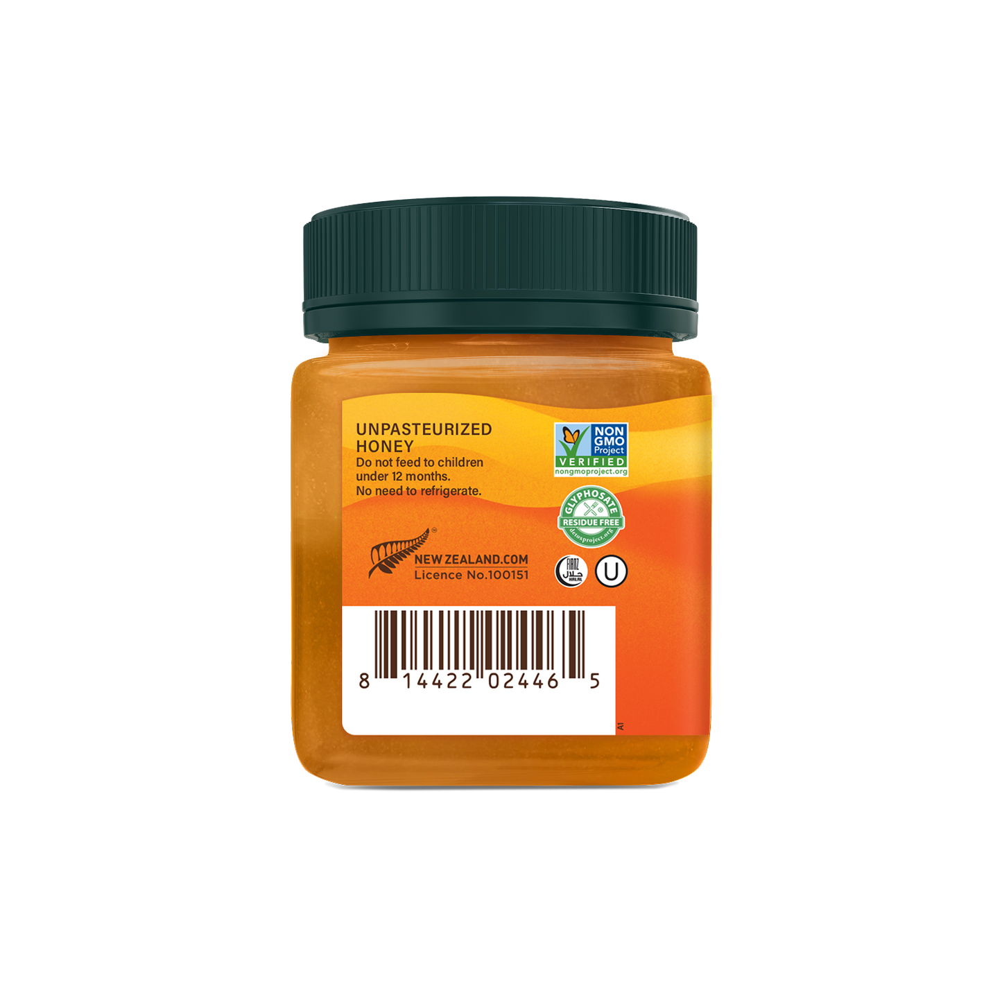 USDA Certified Organic Raw Multifloral Mānuka Honey MGO 50+, 250g