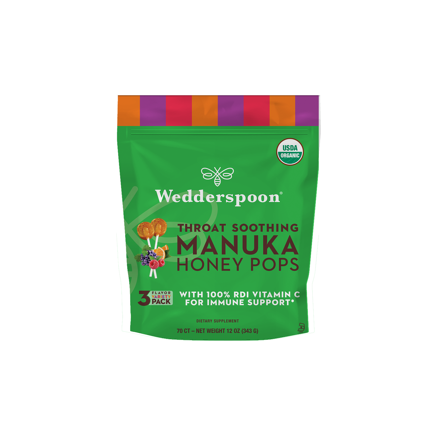 Organic Manuka Honey Pops - Variety