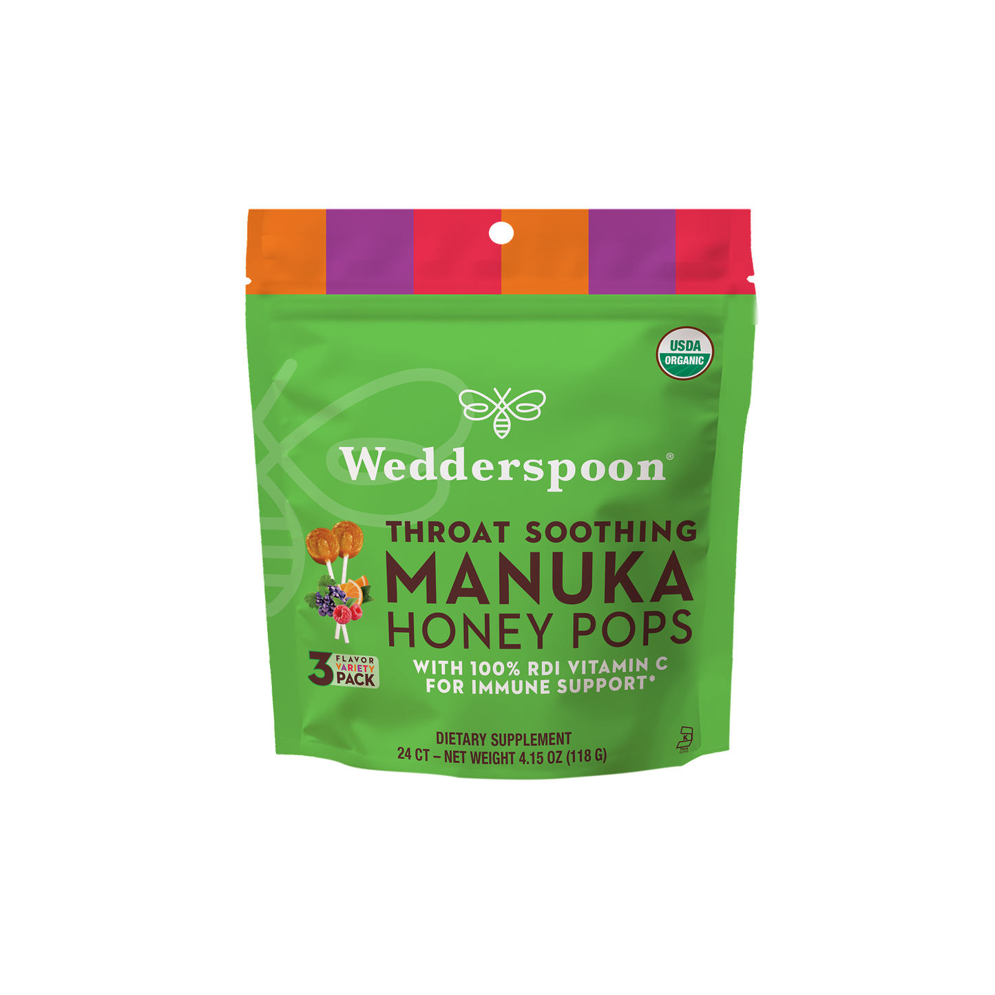 Organic Manuka Honey Pops - Variety