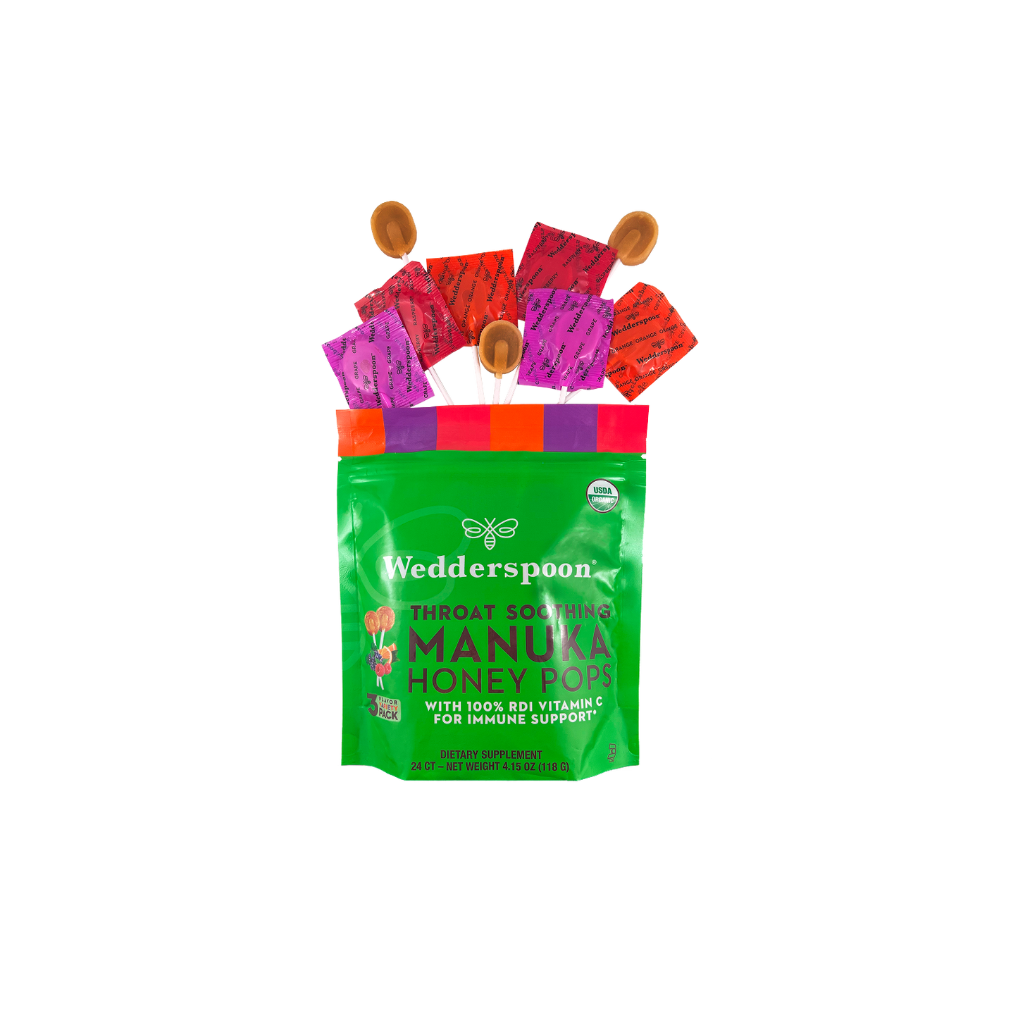 Organic Manuka Honey Pops - Variety