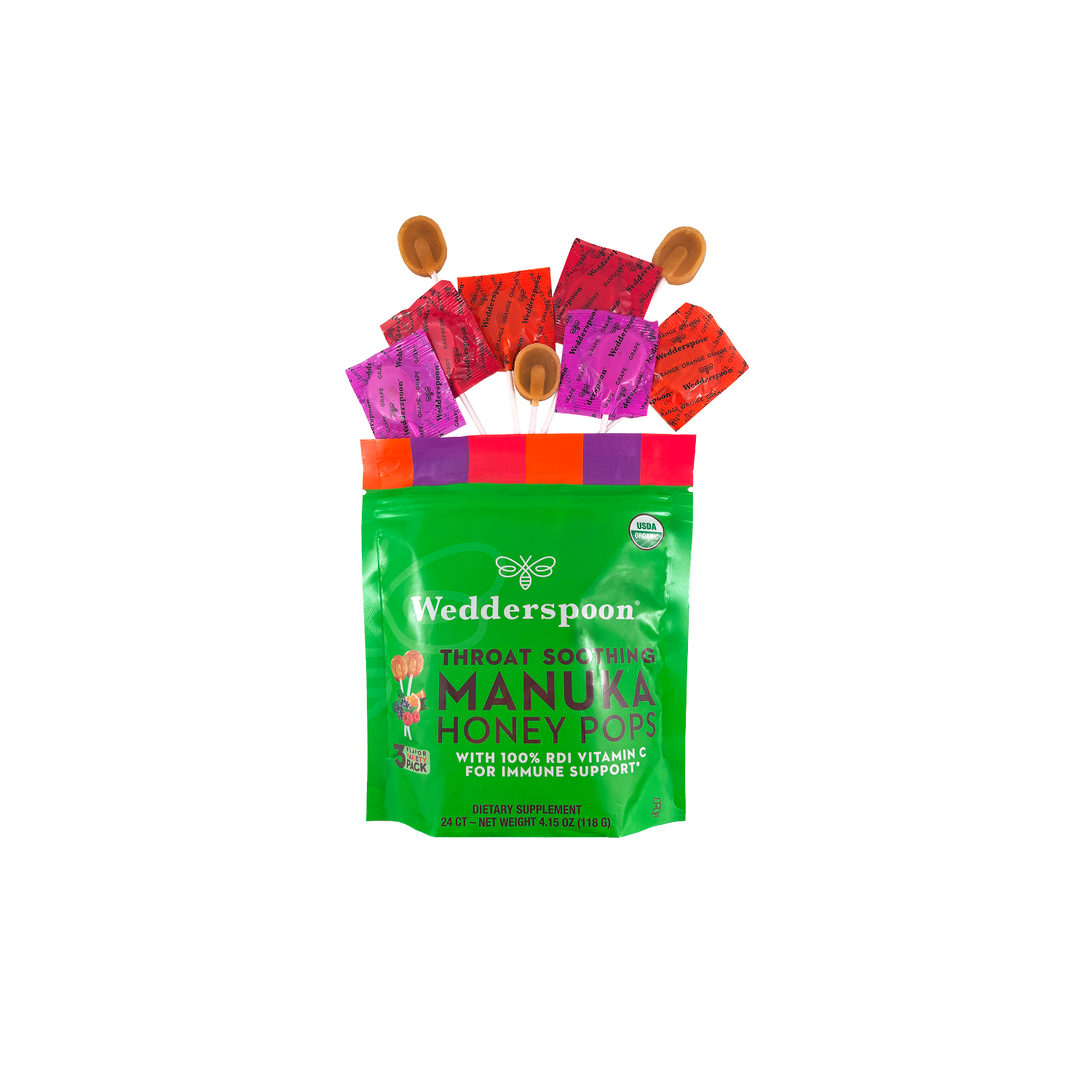 Organic Manuka Honey Pops - Variety