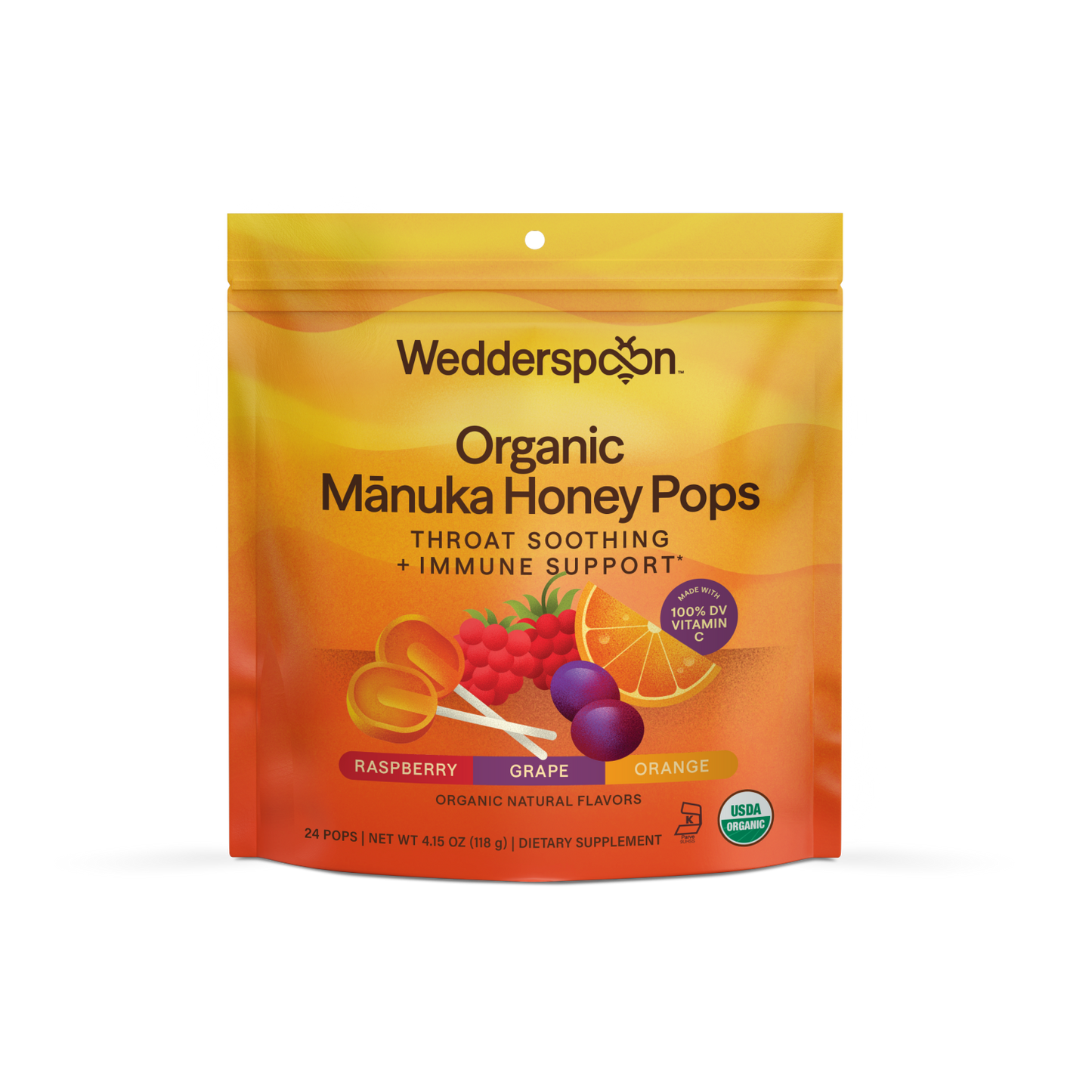 Organic Mānuka Honey Pops - Variety