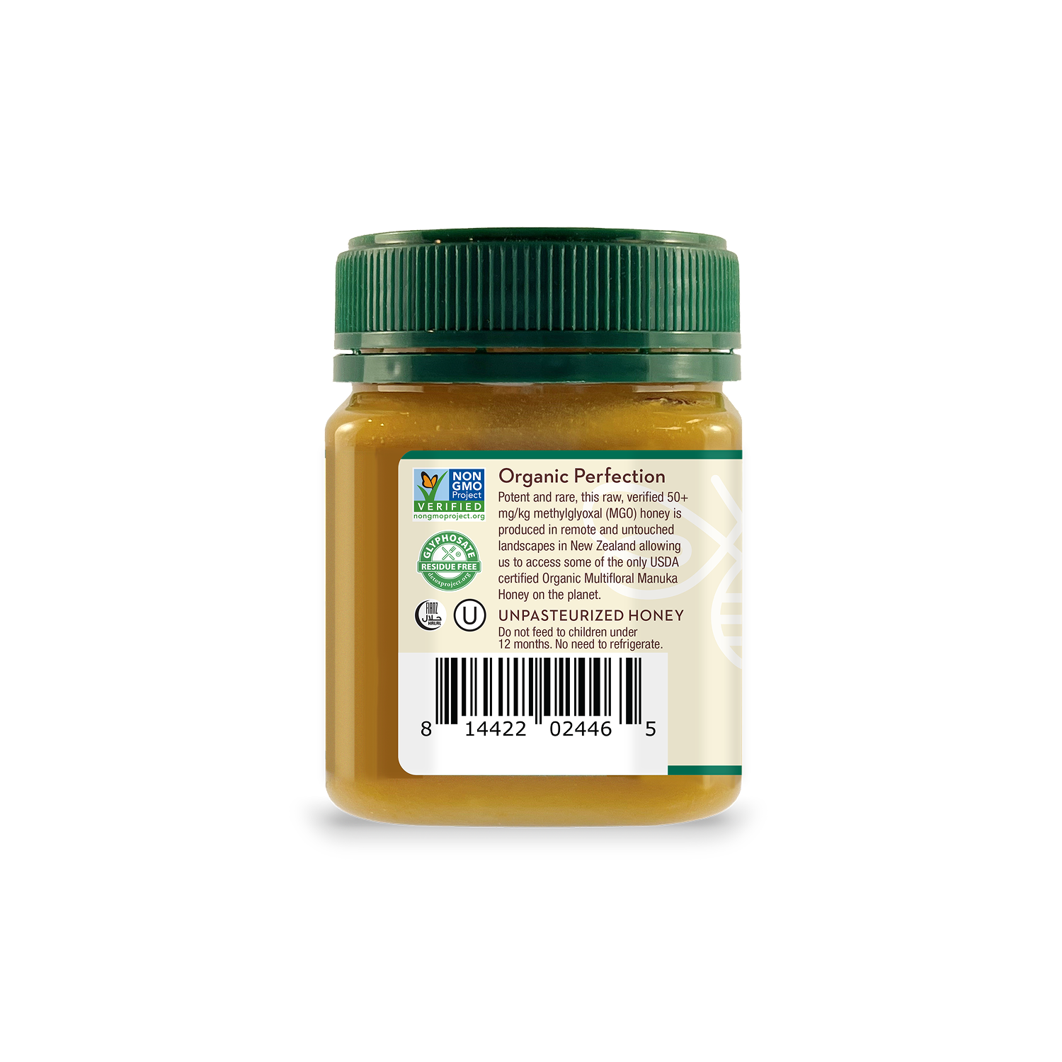 Whole Foods Market Exclusive - USDA Certified Organic Raw Multifloral Mānuka Honey MGO 50+, 250g