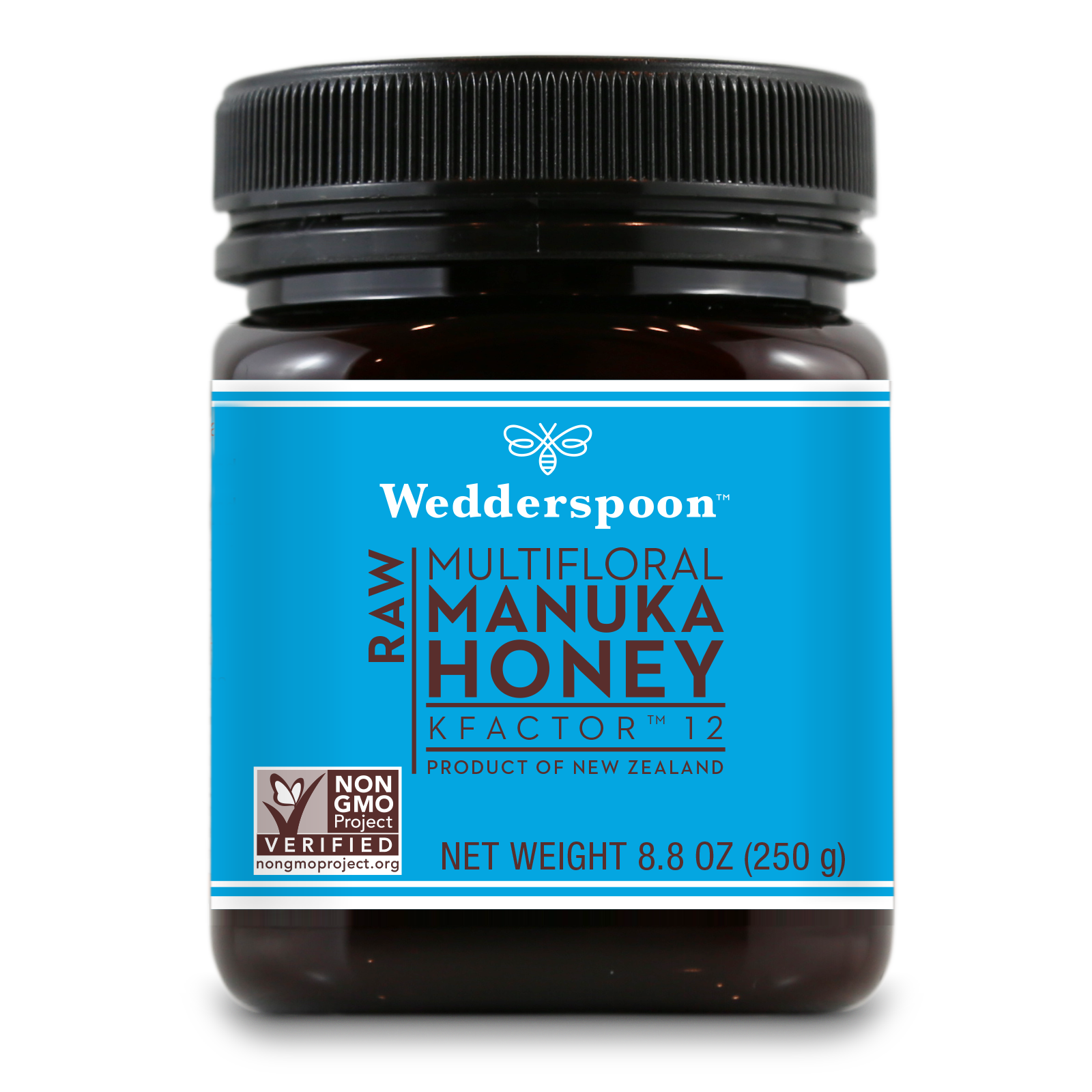 Wedderspoon Raw Multifloral Manuka Honey KFactor 12