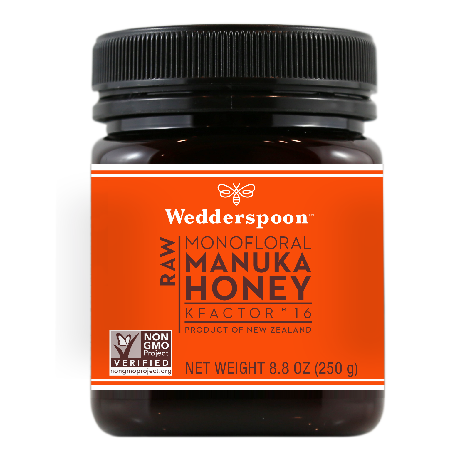 Raw Monofloral Manuka Honey KFactor 16, 250g/8.8oz