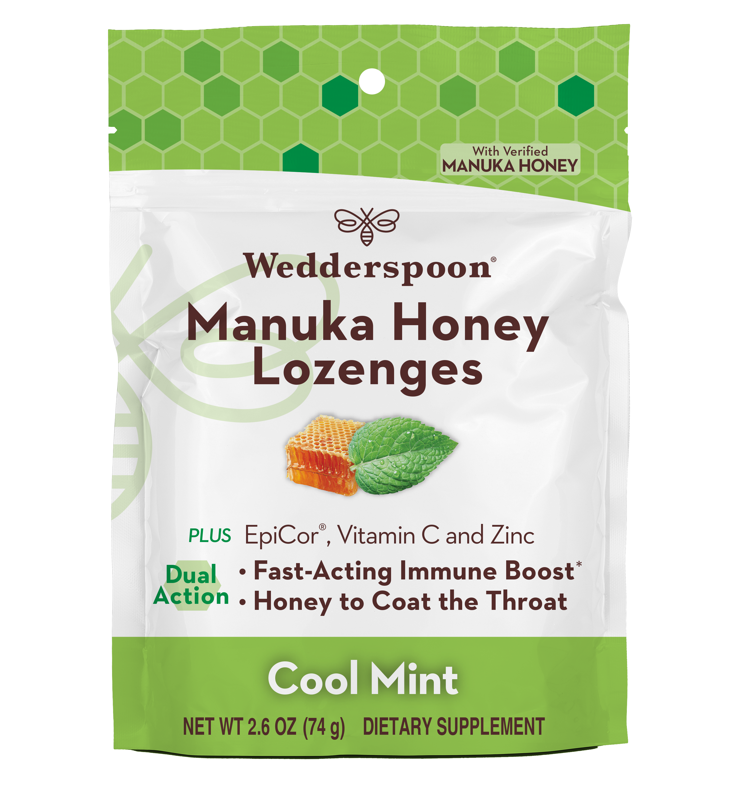 Manuka Honey Immunity Lozenge Cool Mint