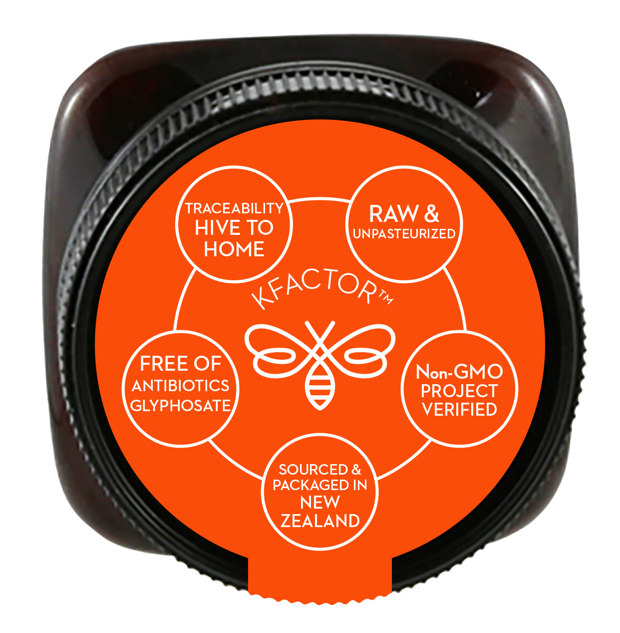 Wedderspoon 100% Raw Manuka Honey, KFactor 16 - 17.6 oz jar